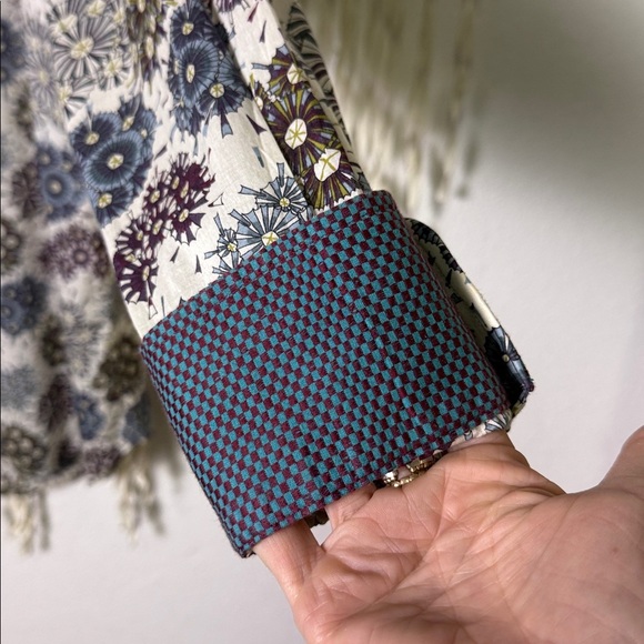 Robert Graham Long Sleeve Button Down Fall Floral Dress Shirt XL Cotton - Picture 5 of 11